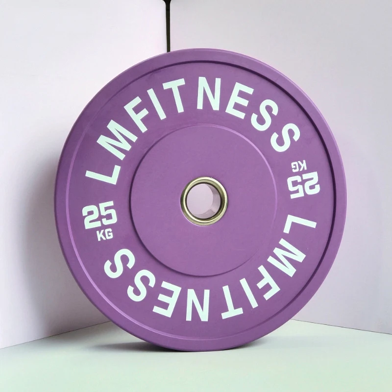 Fitness Weight lifting KG Steel Bumper Plates Powerlifting Calibrated Weight Plate