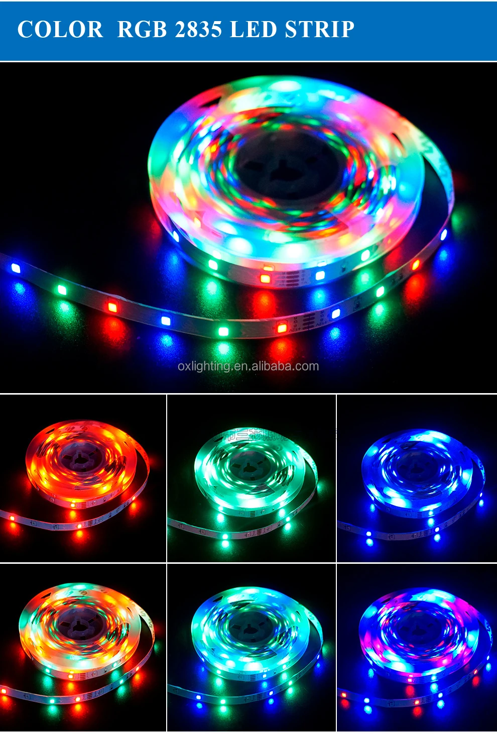 RGB Led Strip DC12V SMD 2835 5050 5m 10m  30m  Dimmable Color Change Smart Waterproof Music Sound control RGB Strip Lights Kits