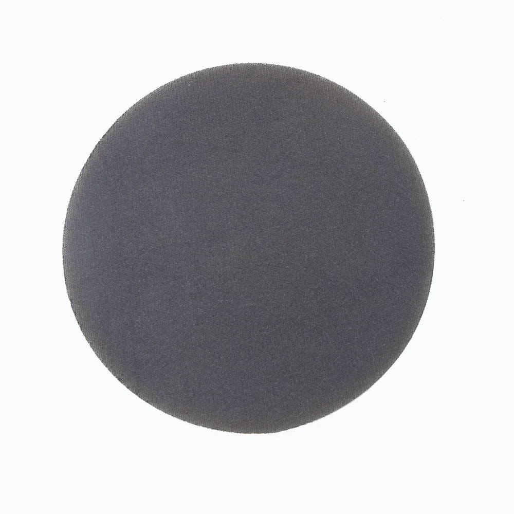 Customized round abrasive polishing pad silicon carbide black sanding disc for metal
