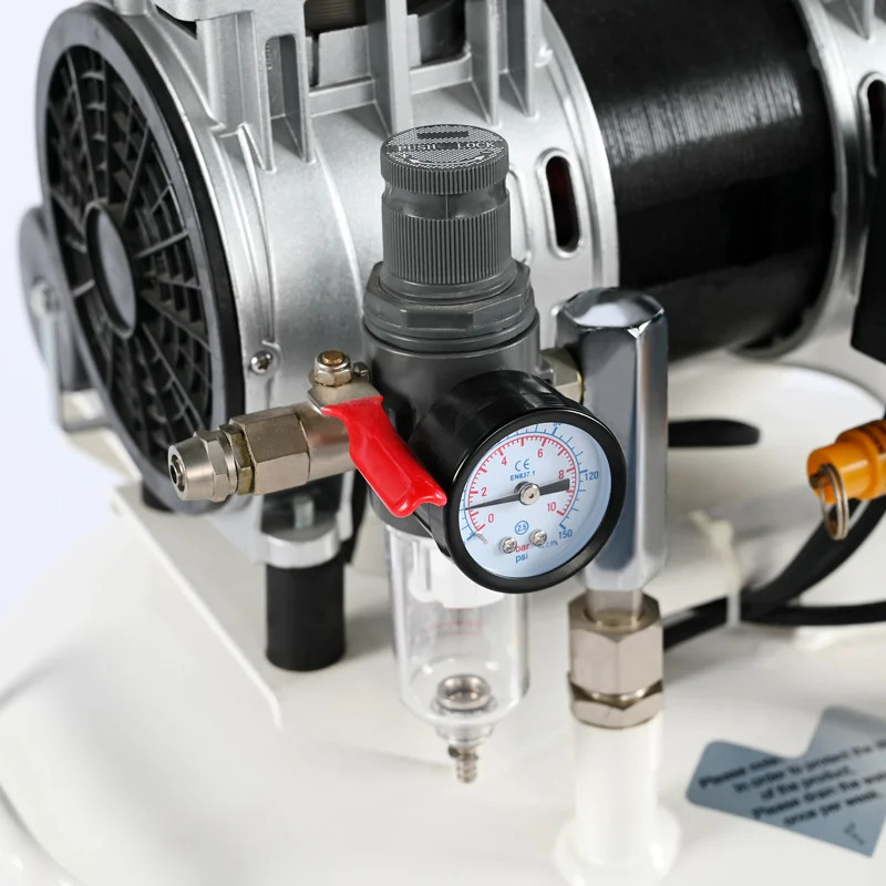 High quality 1HP ultra silent air compressor oil free 115V portable air compressor no diesel air compressor for dental chair