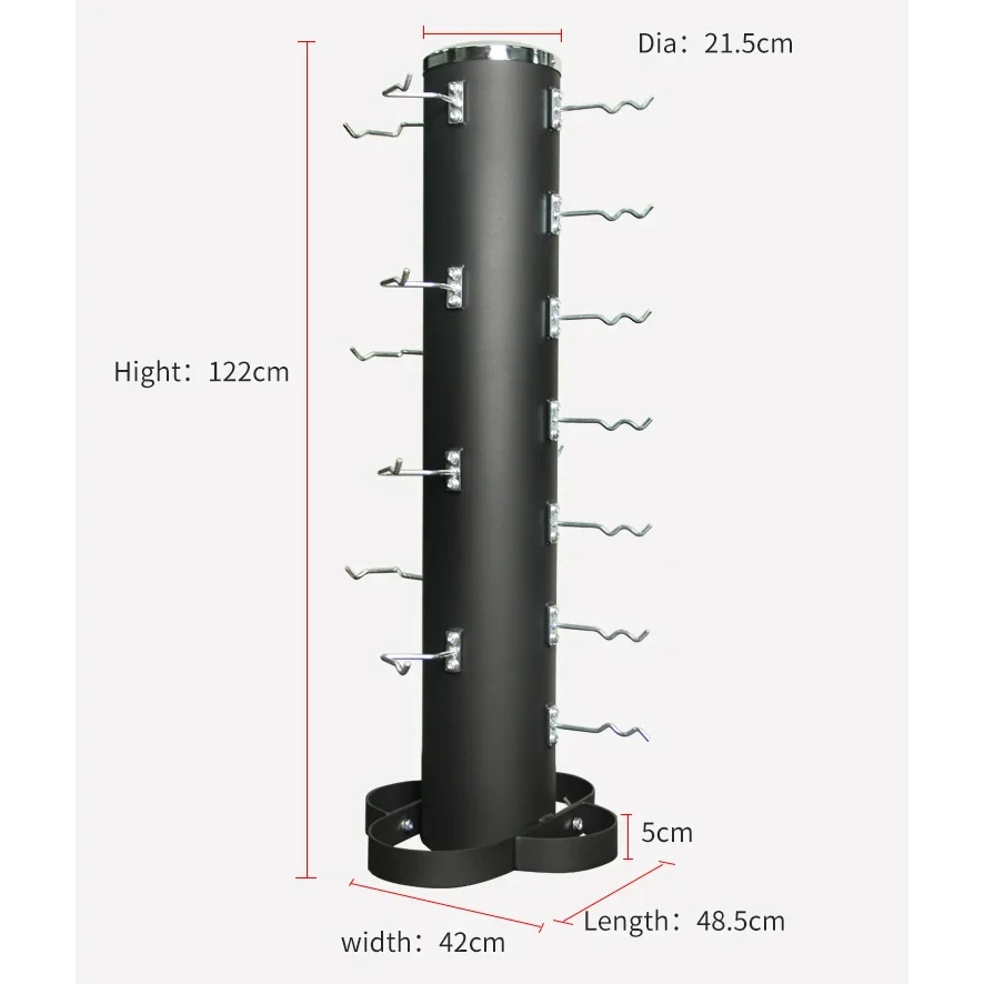 LAT Pulldown Bar Storage Holder LAT Pulldown Attachments Storage Stand Gym Equipment Cable Machine Attachment Storage Rack