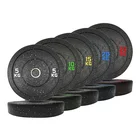 Dinuo Wholesale Weightlifting Fitness Workout Rubber Bumper Weight Plates Fitness Molds for Strength Training