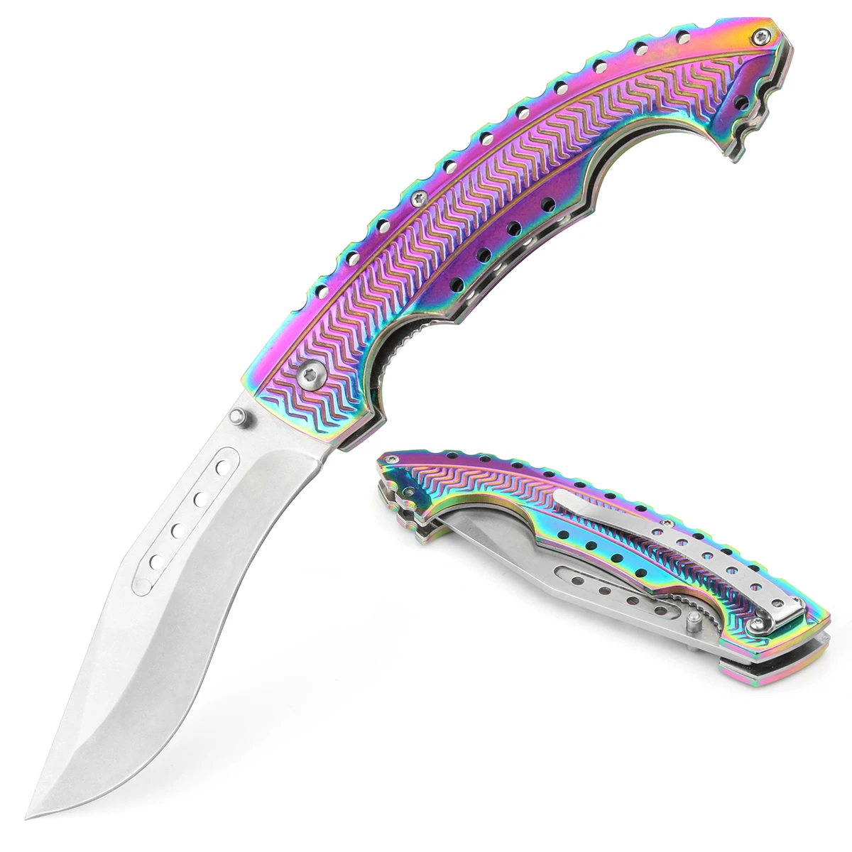 High quality CS 07 camping Survival tool knife pocket folding Tactical outdoors combat hunting knives