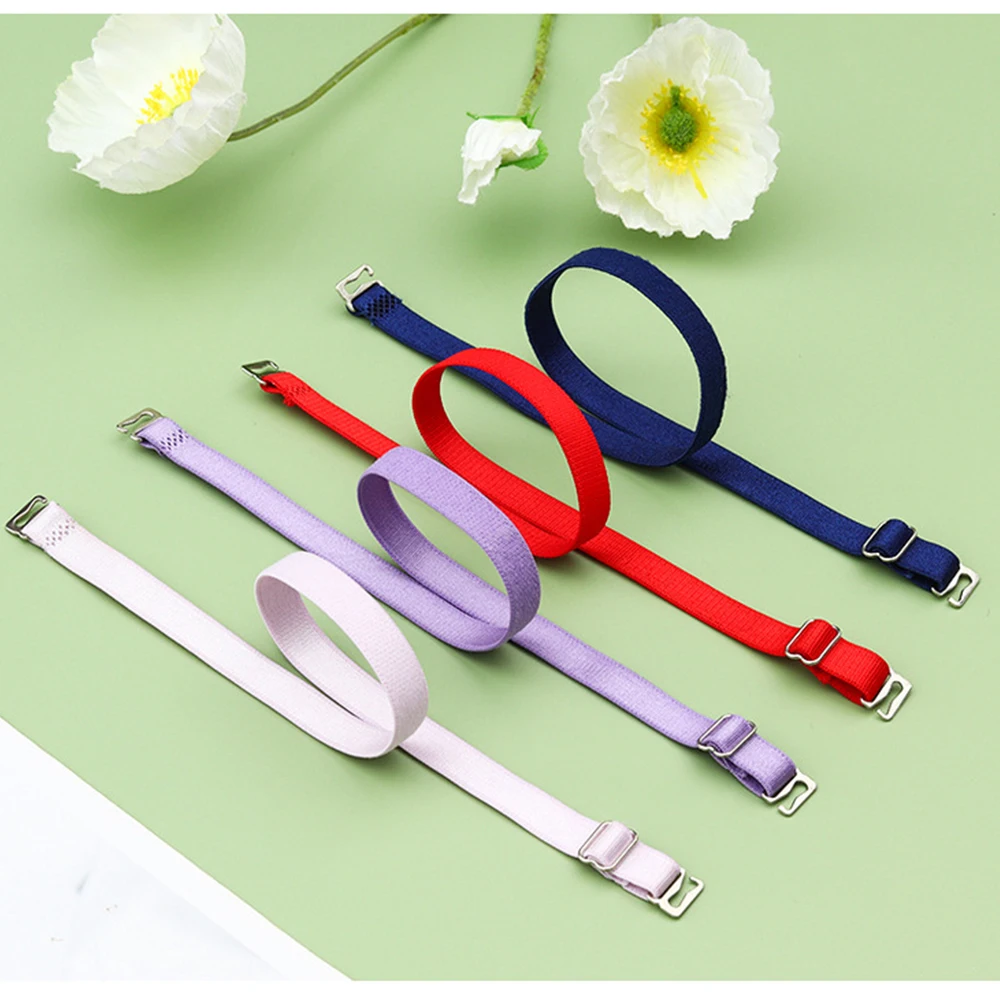 Hot Sales Stainless Steel Buckle Bra Shoulder Strap 1CM Sexy Underwear Wide Strap Non-Slip Bra Shoulder Strap