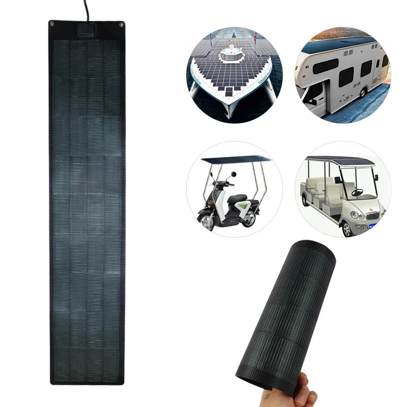75w Thin Film Flexible Solar Panel triple junction amorphous solar cell