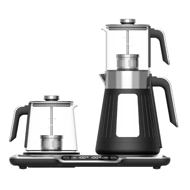 Hotsy Smart Home Appliances 3.4L Mini Kettles Portable Teapot Water Heater Glass Digital Kettle Electric Tea Maker Set