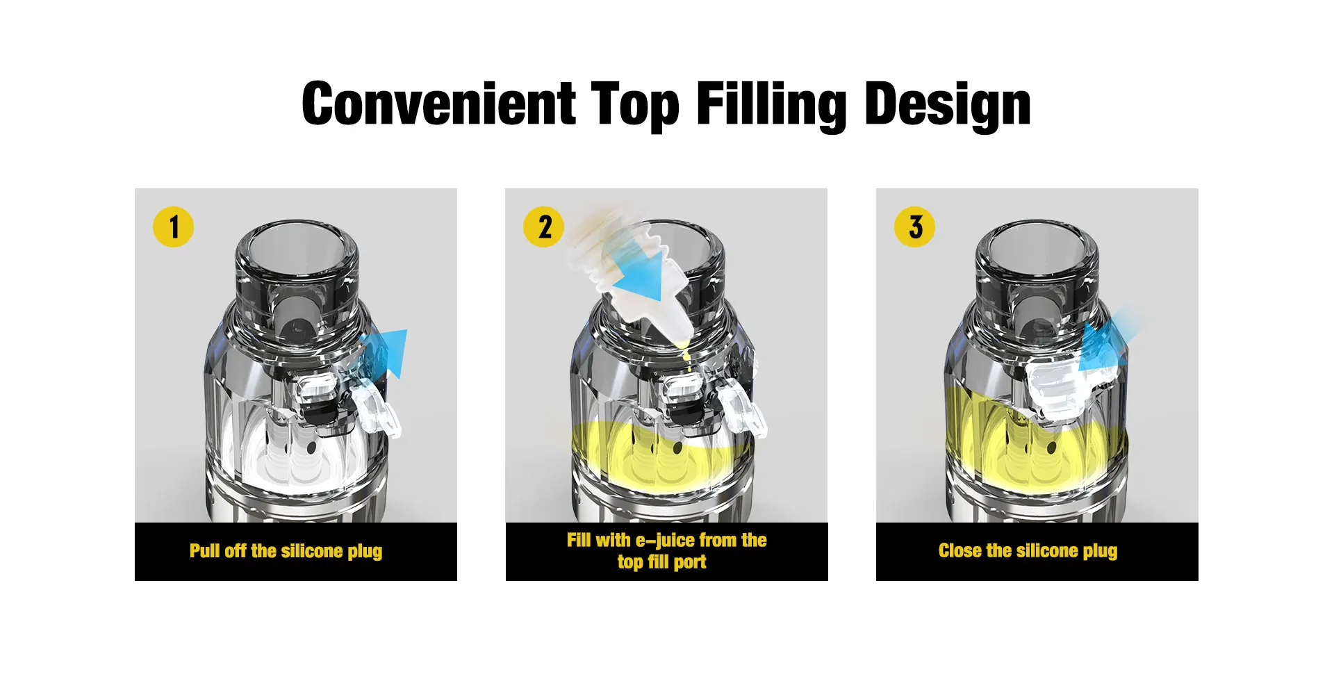 Vlit Preco2 DTL  45-60W vape atomizer, cheap price with bult-in 0.15 ohm mesh coil and 3.5ml pod capacity.