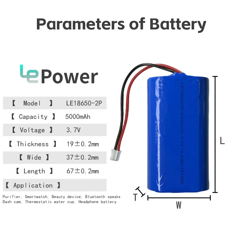 Оптовая продажа OEM 3 7 В 18650 2500 мАч 18.5wh литий-ионный Литий-полимерный lipo аккумулятор