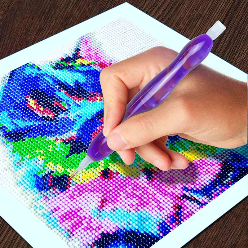 VANCY ARTS Diamond Painting Drill Pen, Point Drill Pen Spiral Cute Diamond Painting Tools for Nail Art DIY Decoration