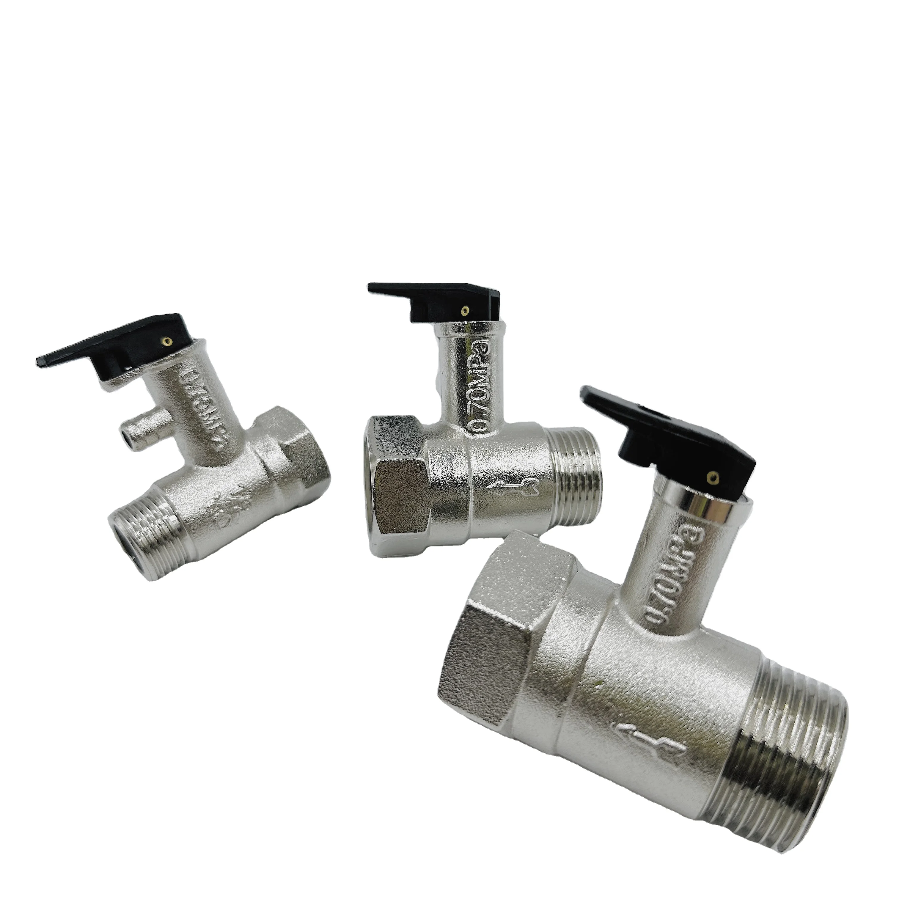 High quality brass valve Corrosion resistant design Reliable water heater safety relief valve