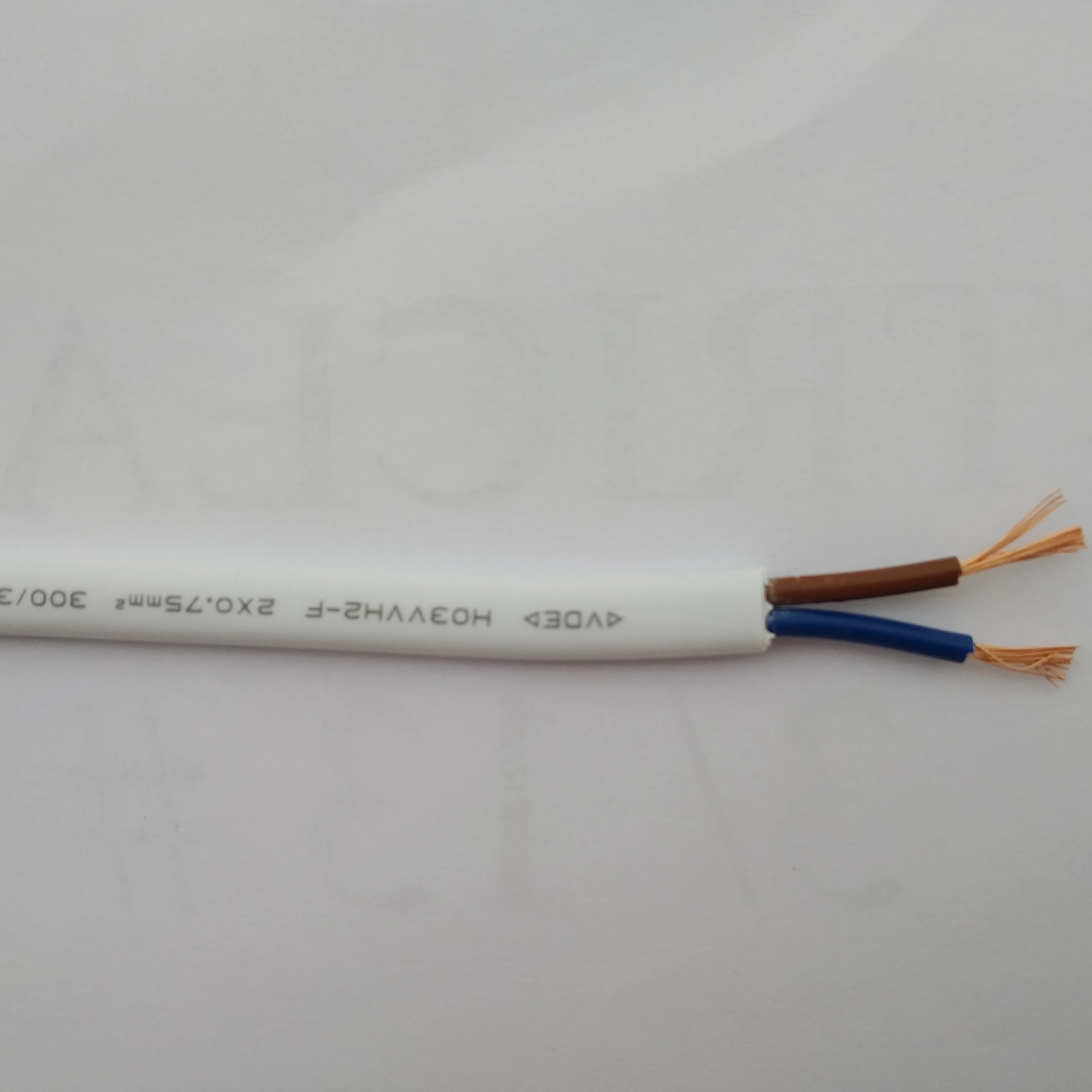 manufacture  VDE certificate H05VVH2-F 300V/500V PVC power cable