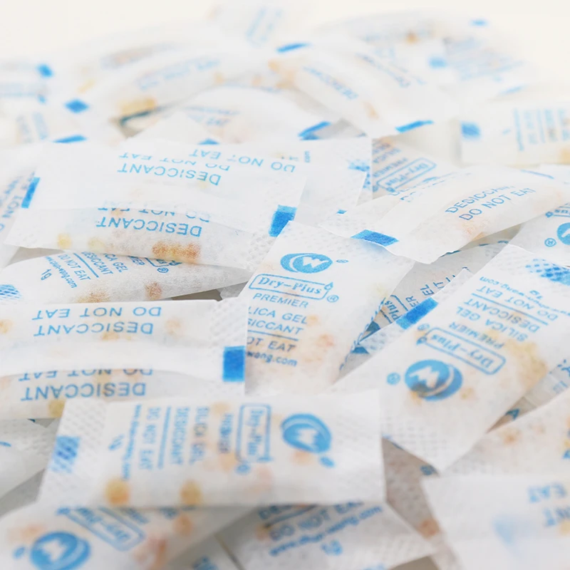 1g silica gel desiccant packing/package/bags with indicator Color Change