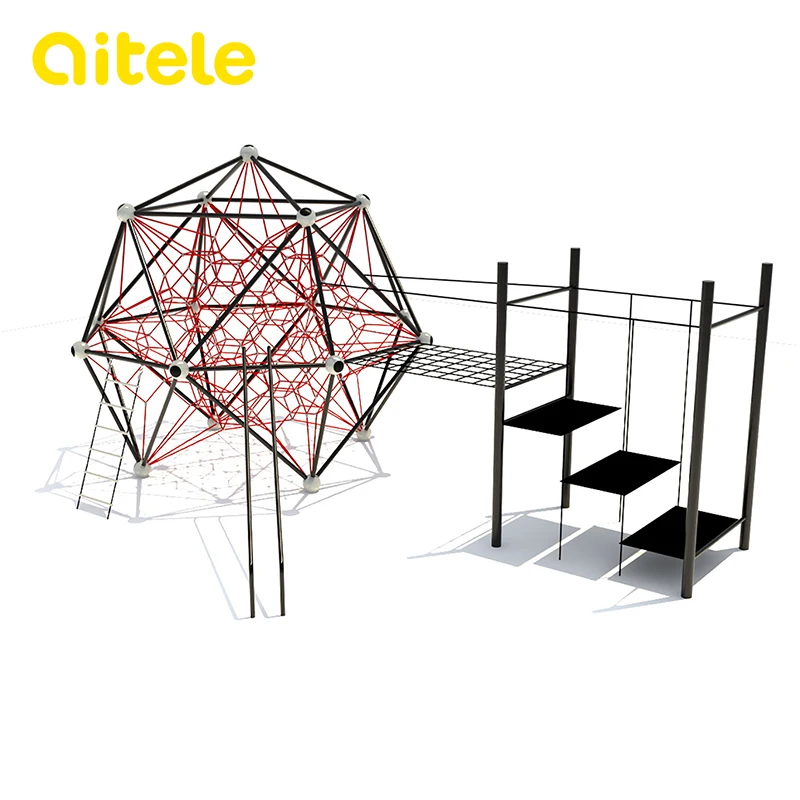 Металлическая Детская уличная сетка для скалолазания, оборудование для детской игровой площадки, конструкция, веревка для скалолазания