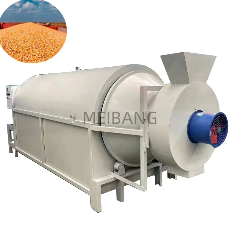 drum dryer for industrial use grain dryer for home use soya bean dregs dryer wheat wine lees or home use Chicken duck feathers