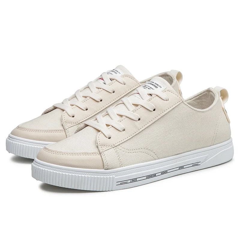 Оптовая продажа, Нескользящие шикарные повседневные белые парусиновые туфли на плоской подошве, модные ретро туфли