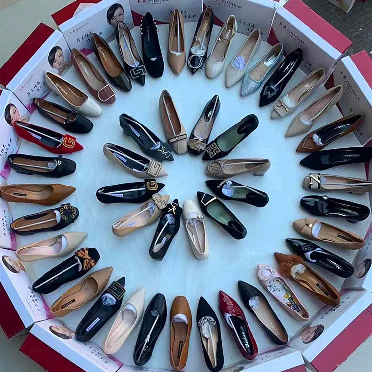 
WZY factory bulk wholesale ladies high heels stock mixed spot 