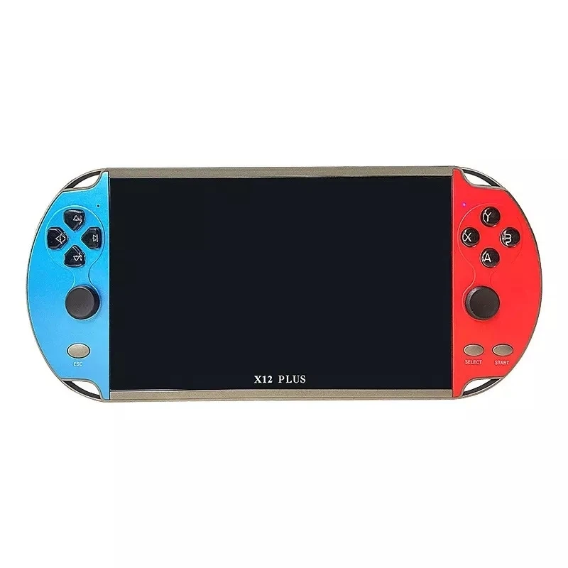 2020 НОВЕЙШАЯ портативная игровая консоль X12 Plus с цветным большим экраном 7,0 дюйма с памятью 16 ГБ для детей