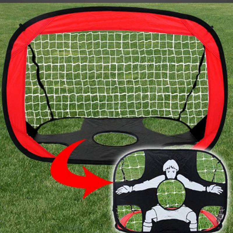 110cmx85cmx85cm Two Way Use Portable Folding Child Football Goal