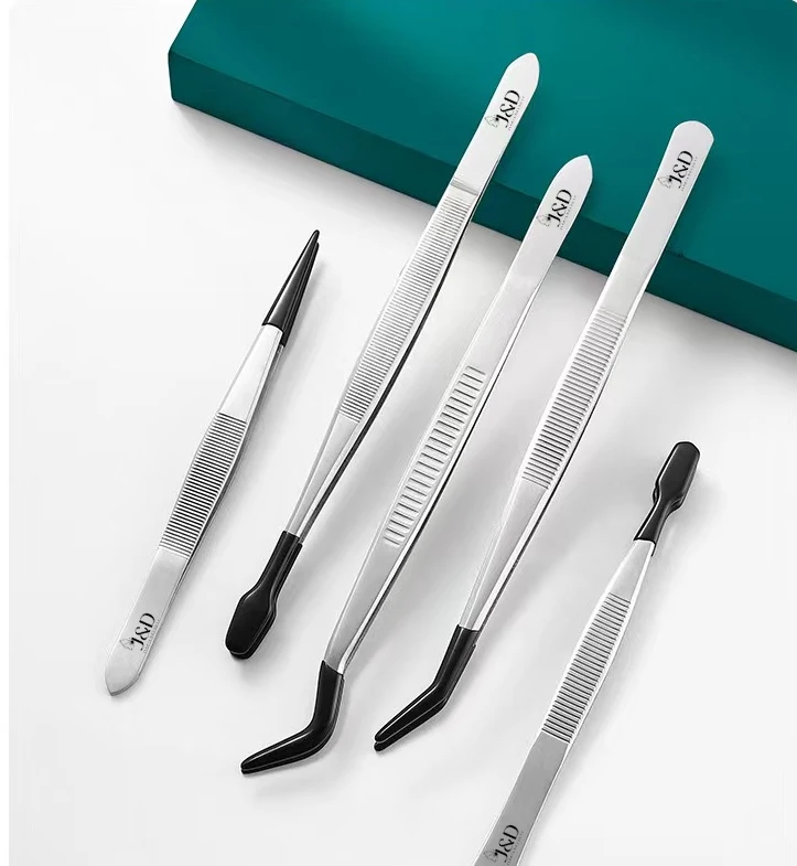 Factory Custom High Quality Eyelash Tools False Eyelash Assistant Clip/Coin Clips/ Dip stamp Clips Eyelash Tools