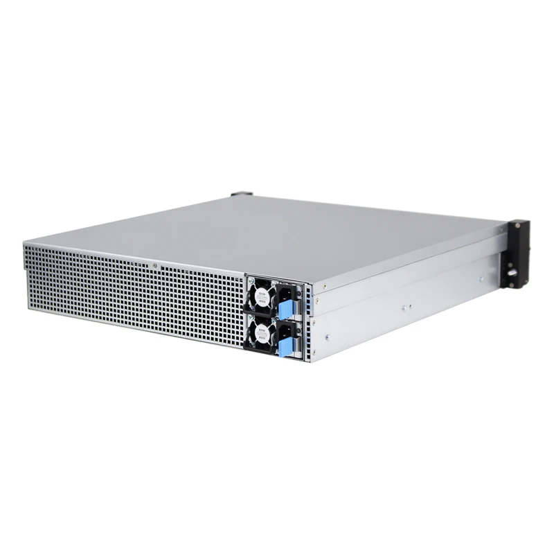 Custom 2U 6 Bays  2.5 inch Hot Swap Nas Storage Server Chassis Rack-mount ATX Motherboard Servers Case Optional NVMe