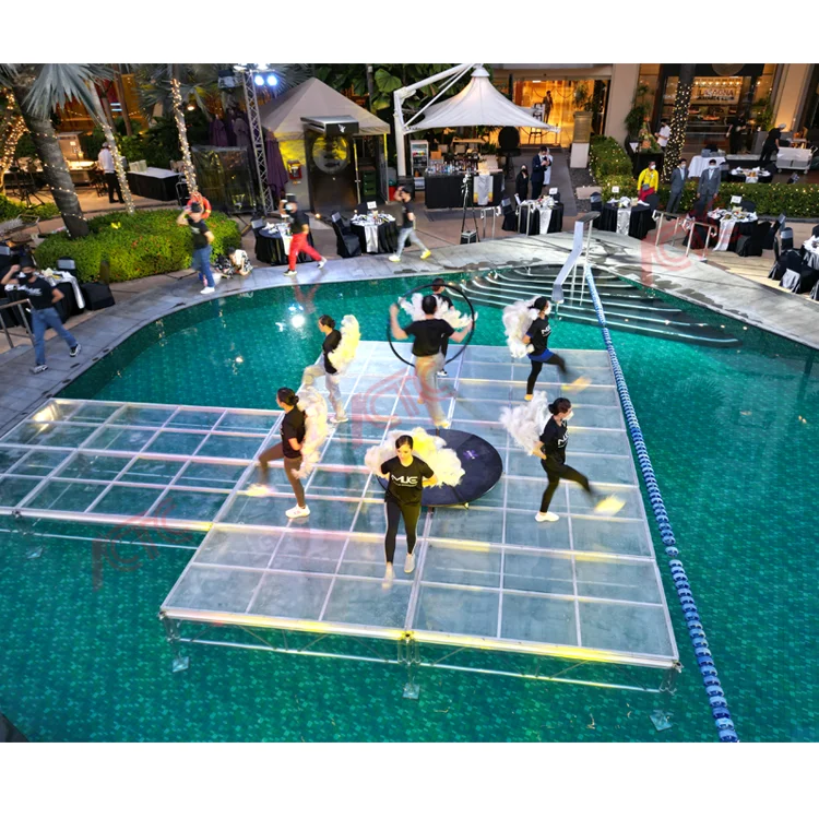 CE Portable Outdoor Portable plexiglass Stage platform Used aluminum Mobile Stage Platform with step