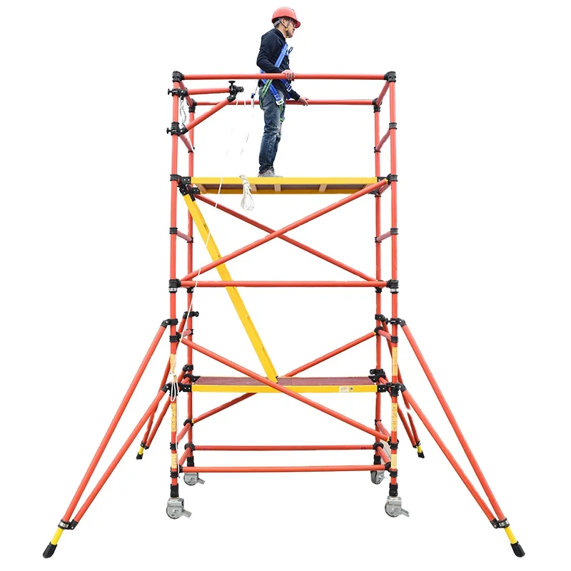 Non-conductive mobile fiberglass GRP/FRP scaffolding New Scaffold Manufacturer