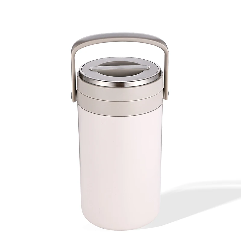 Stackable Take Away Metal Tiffin Carrier 4 Layers Stainless Steel Thermal Food Container Insulated Lunch Box with Handle