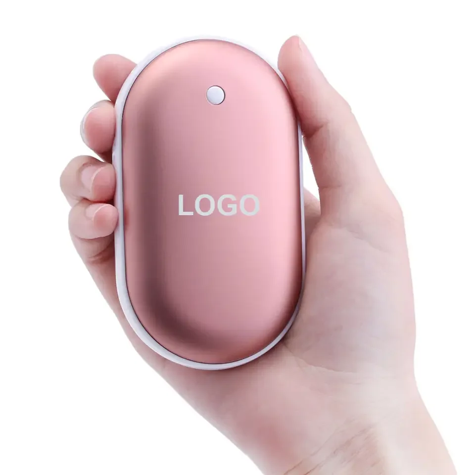 Custom Logo OEM/ODM Portable Mini Heater Usb Rechargeable 5000mah Hand Warmer Power Bank 4000mah
