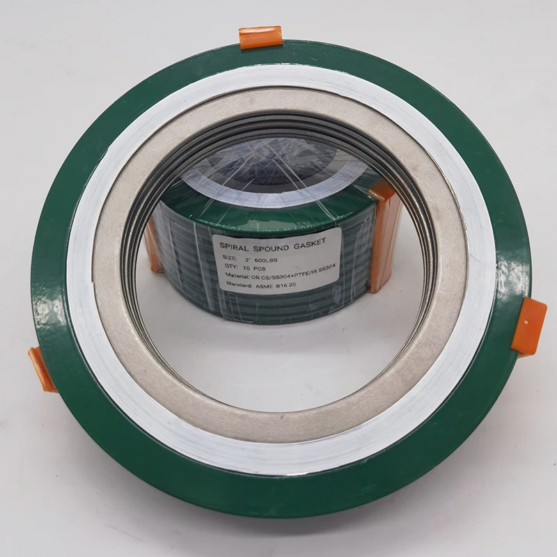 High quality meter seal kevlar wire steel graphite seal spiral wound gaskets for pressure gauge hoses