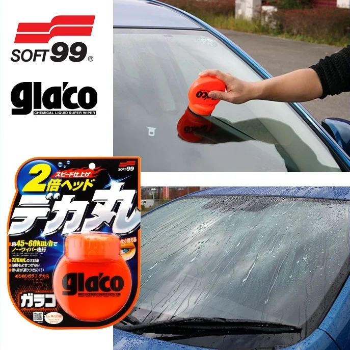 Japanese Glaco felt applicator car window care glass coating