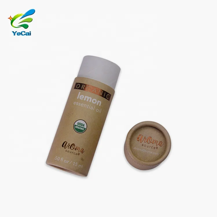 Essential oil bottles in different sizes Beauty packaging paper goods Eco-friendly hair serum container eco friendly paper tube