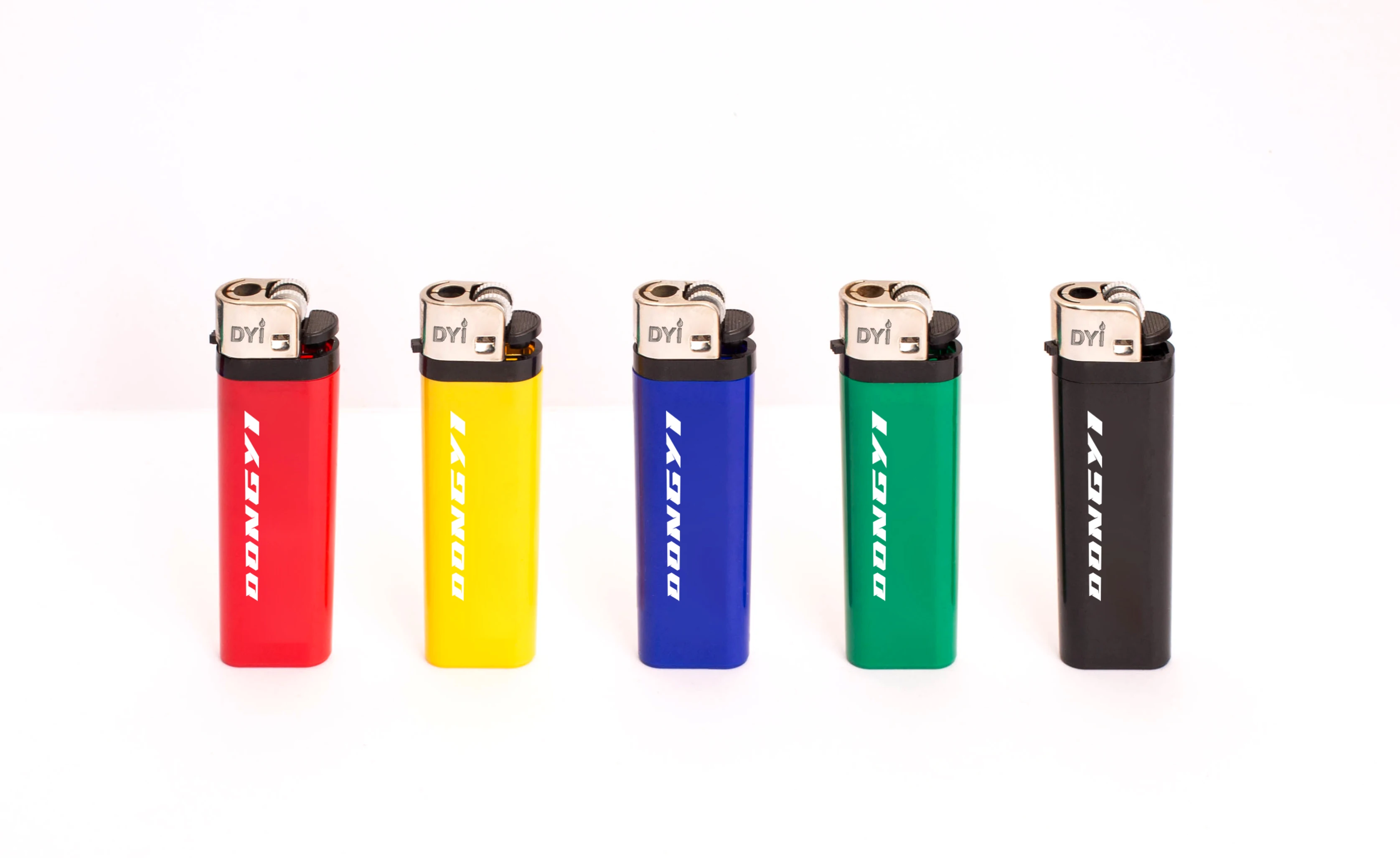 Small Short Disposable Mini Electronic Gas Lighter Classic Design Refillable Metal Flame for Cigarette Smoke BBQ Business Gifts