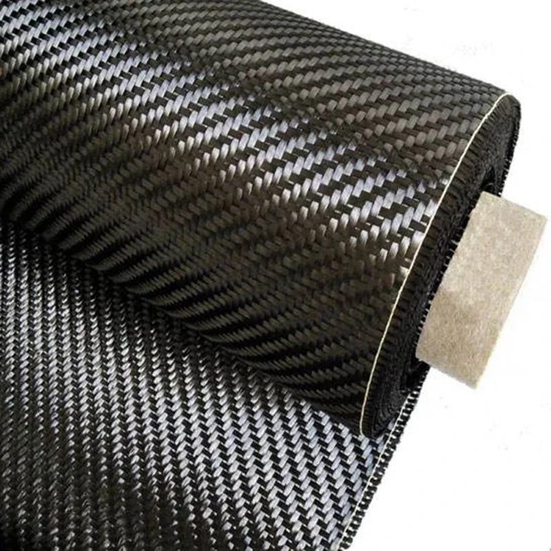 3k 200gsm Plain Twill Weave Setting Carbon Fiber Fabric
