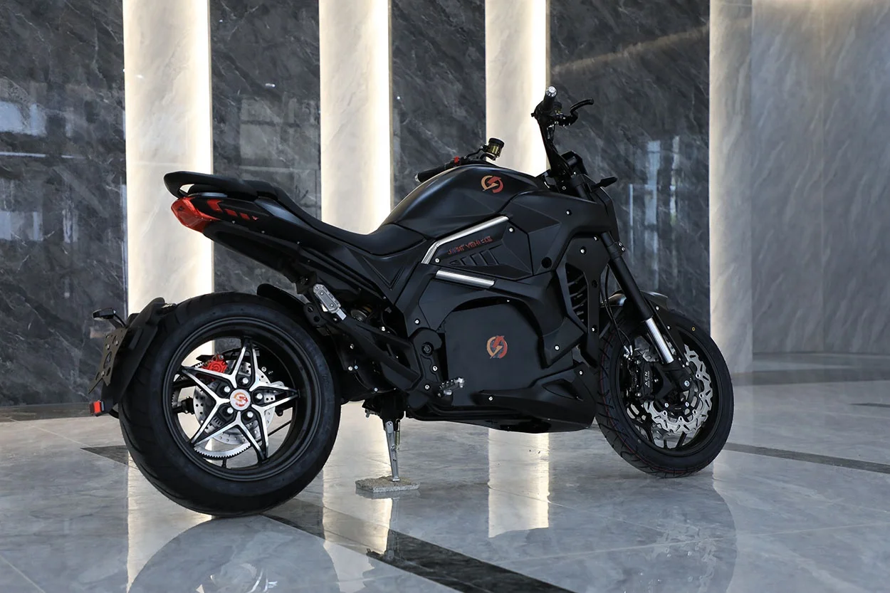 JOSE 8000w mid drive belt /chain drive rear single arms motor 150km/h Adult high speed racing electric motorcycle