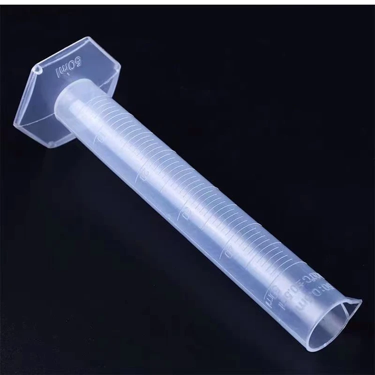 Amazon самых продаваемых товаров лаборатории 6-угол цилиндрический пластиковый мерный цилиндр высокое качество и умеренная цена