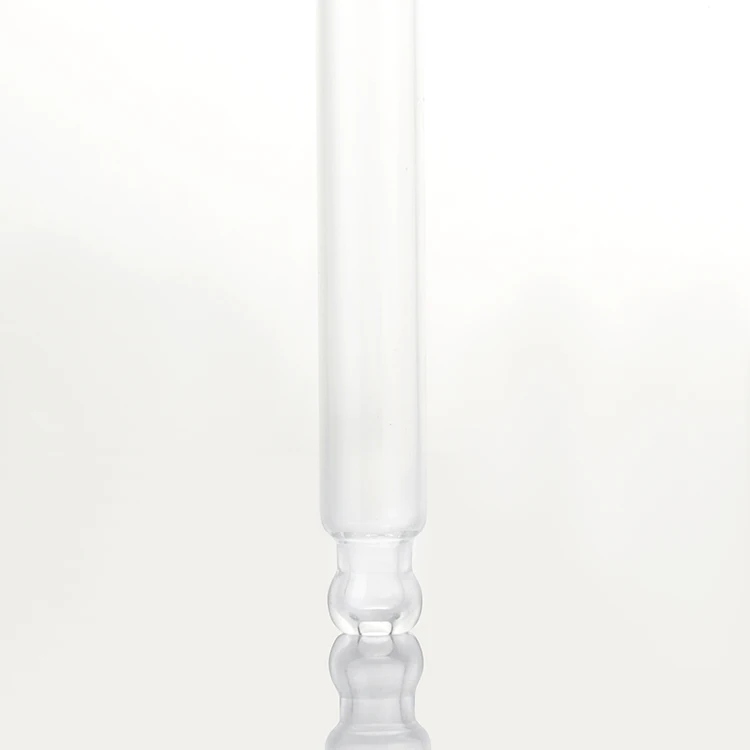 18/410 black and white ribbed essential oil bottle lid child resistant plastic dropper cap with glass pipette