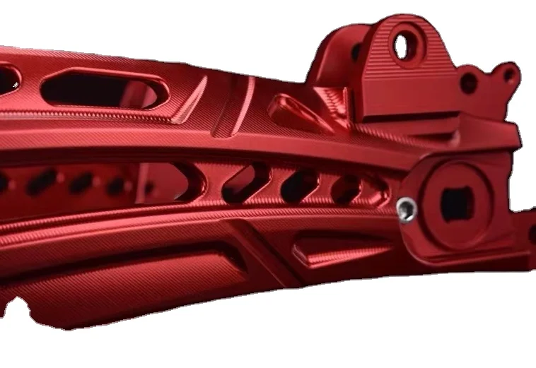 U-be electric car modified aluminum alloy CNC rear flat fork double disc brake kit