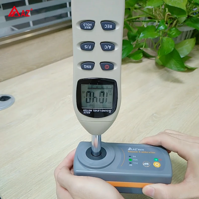 AZ8930 94 дБ 104 114 1000Hz портативный тестер шума калибратор измерителя уровня