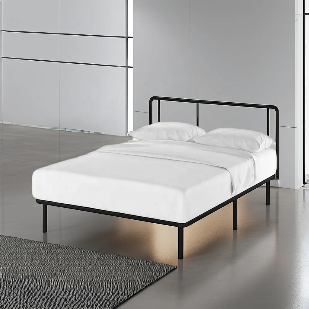 Cadre De Lit Moderne En Bois Et Metal King Whole Size Fer A En Bois A Bas Prix Lit Italian Bed