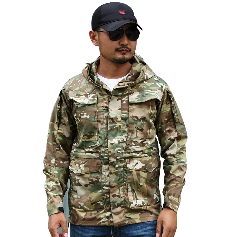 Spy Shadow Autumn and winter tactical Jacket outdoor windbreaker M65 male army fan tactical jacket