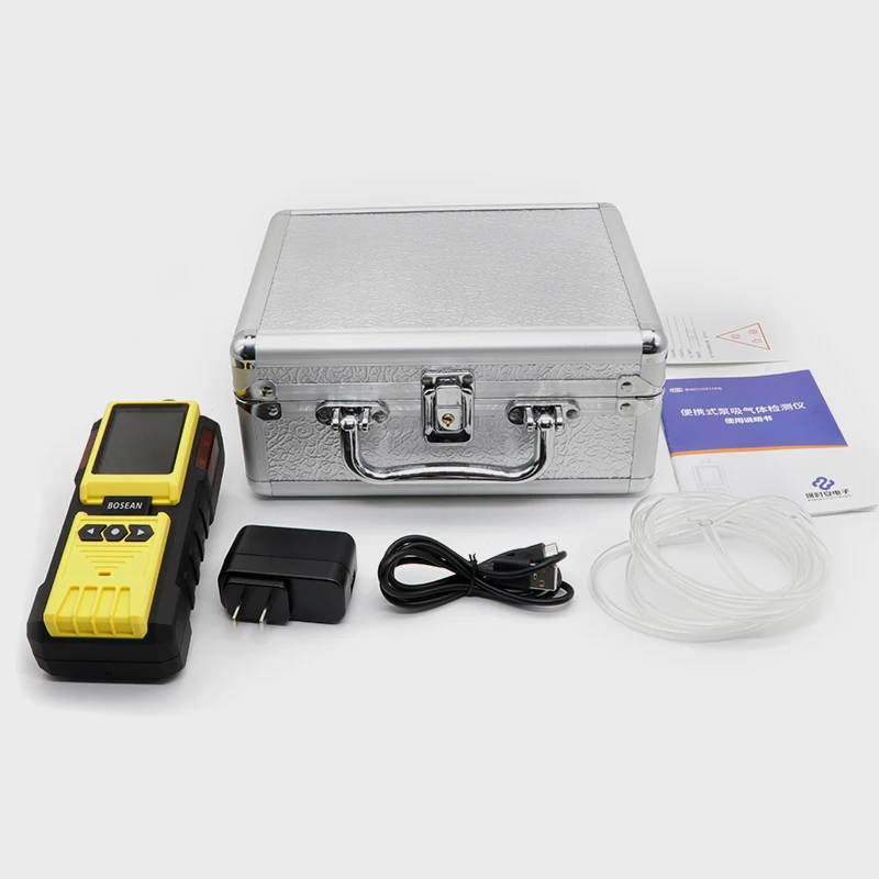 Bosean nitrogen dioxide gas analyzer pumping portable gas detector co o2 h2s nh3 lel gas detector