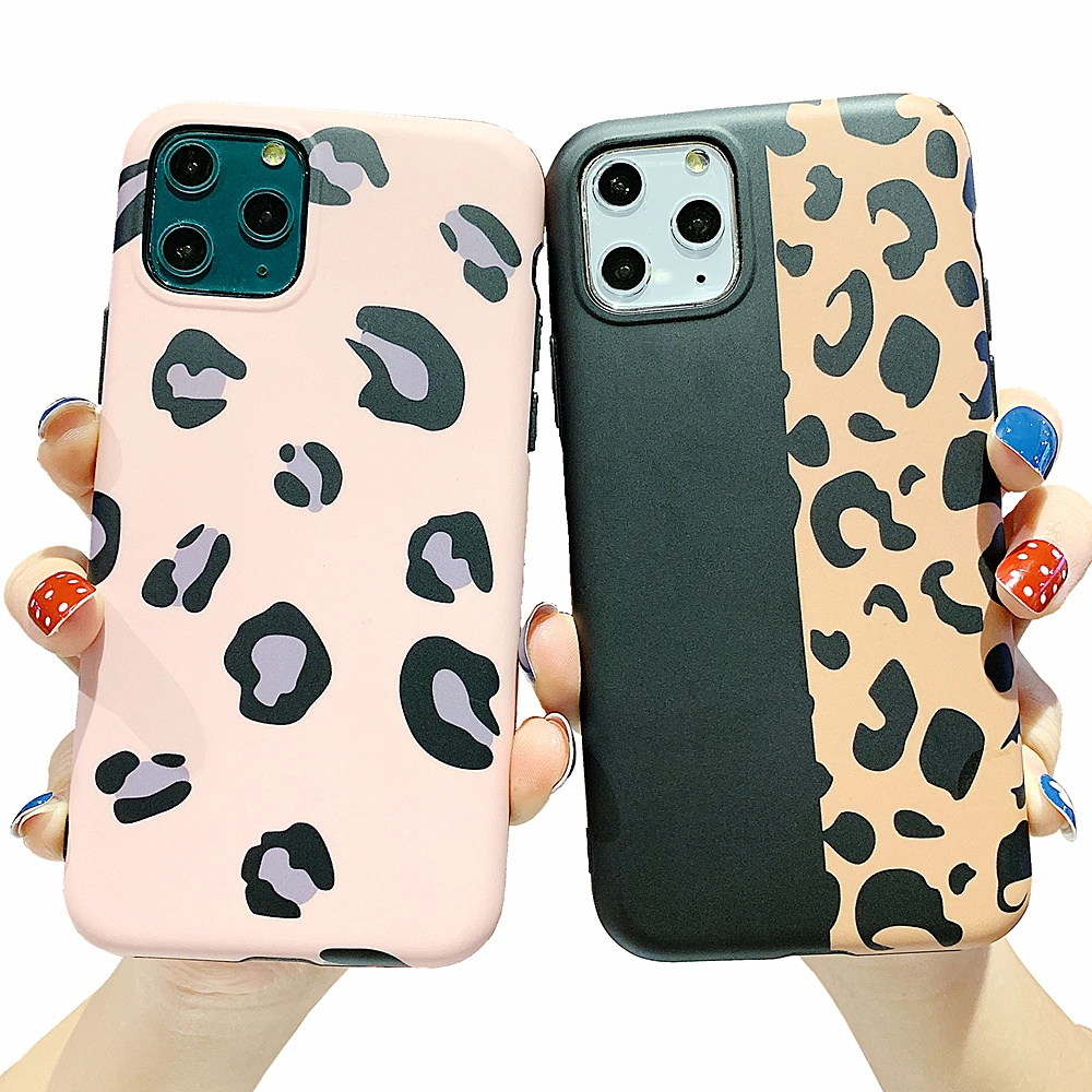 
Luxury golden Leopard grain spots Soft TPU mobile phone case For iPhone 11PRO MAX 
