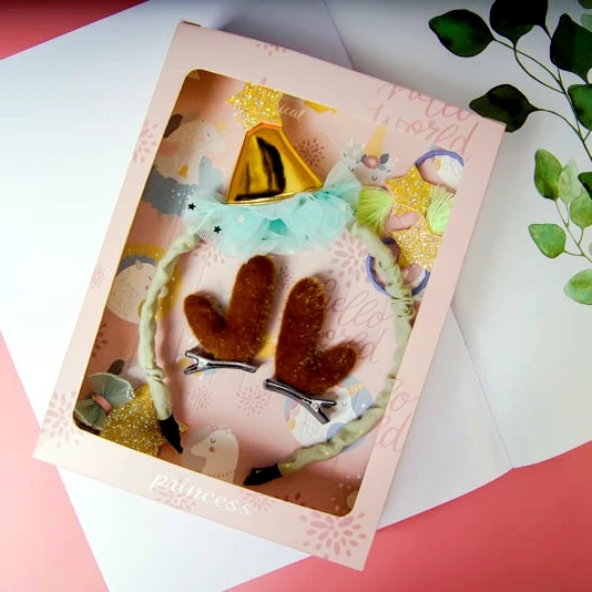 Kids Hair Bows Cute Princess Hair Clips Christmas Party Pretty Baby Hairpins Headwear Accessories