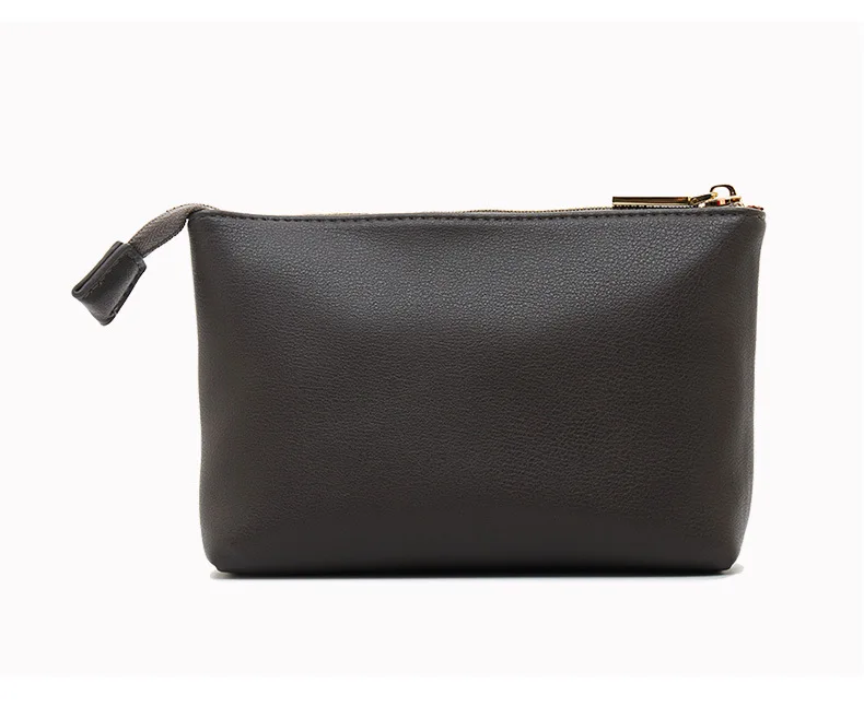 Makeup pouch travel organizer make up brush bag black clutch trousse de maquillage zipper cosmetic bag