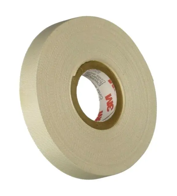 3M 27 Glass Cloth Electrical Tape with Pressure-Sensitive Rubber Thermosetting Adhesive