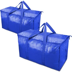 PE Polypropylene Moving Bag Waterproof Woven Cloth Moving Bag Heavy Duty Extra Large Travel Luggage Clothing Bag