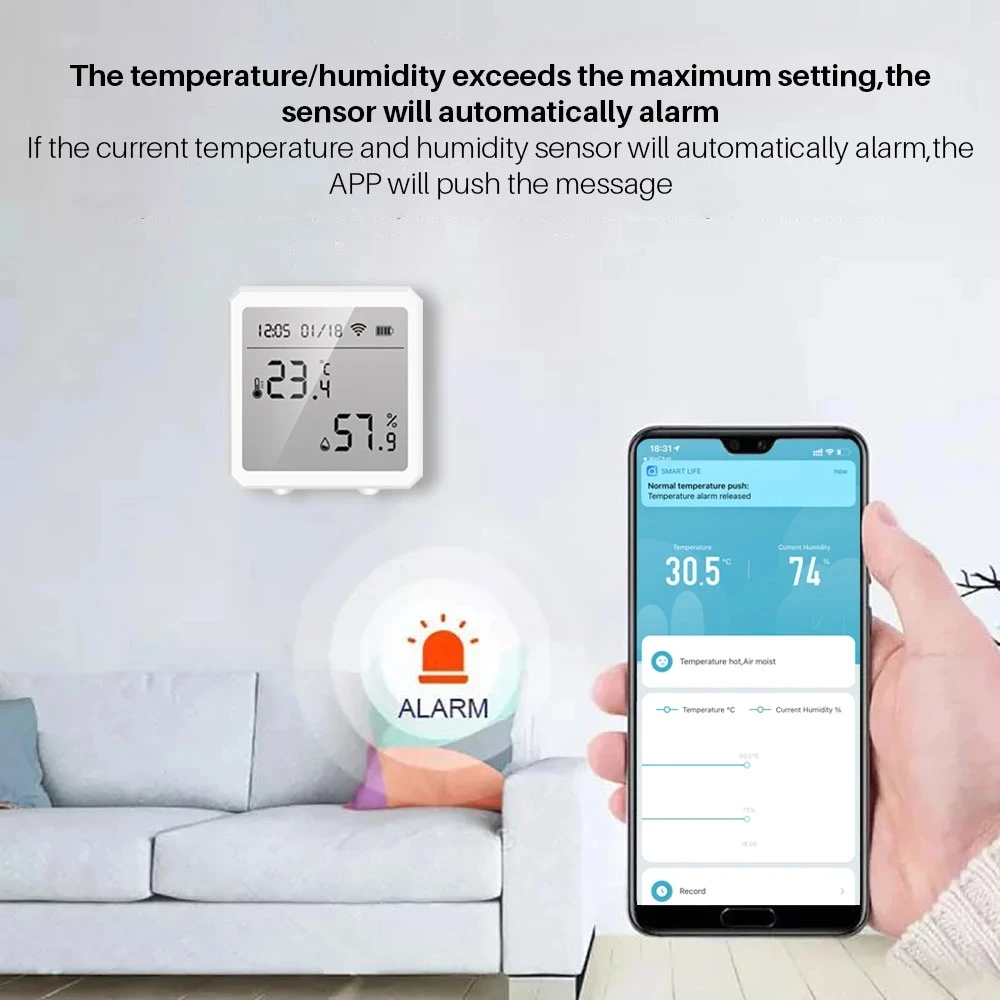 WiFi Temperature Humidity sensor