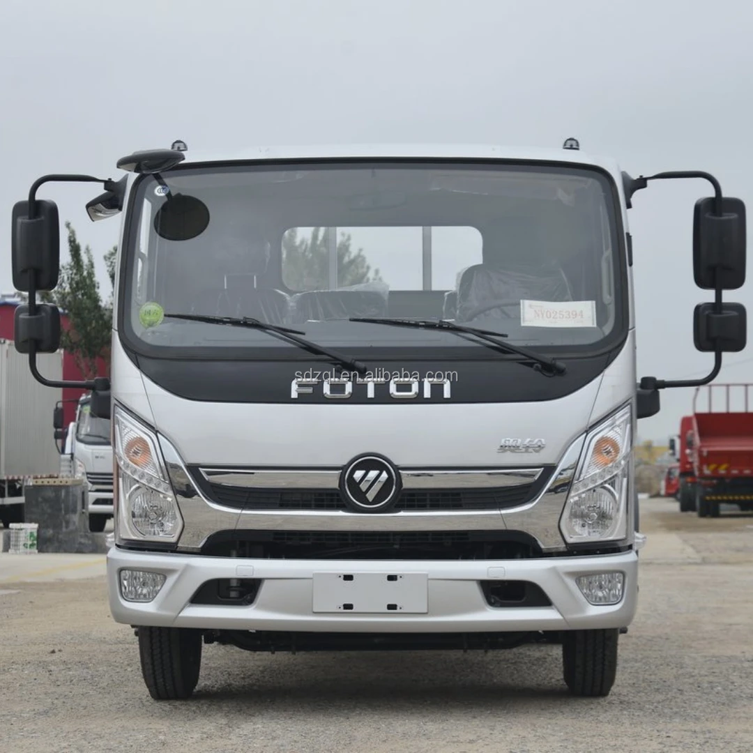 10 Tons Load Capacity Foton Aumark E 4x2 Van Cargo Lorry Trucks with Left Hand Drive Steering Wheel