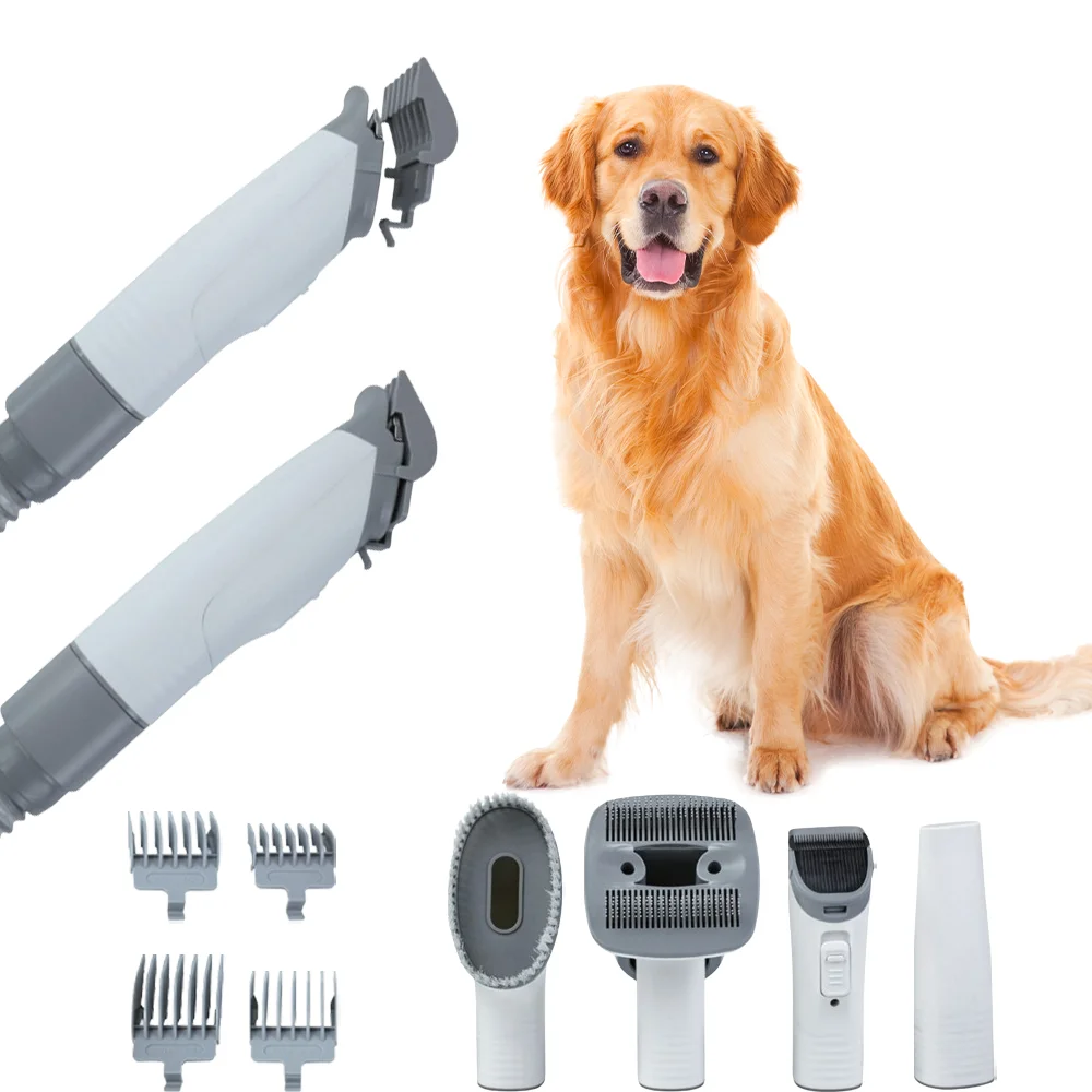 Grooming Kit Pet with  Clipper Grooming Brush Nozzle Brush