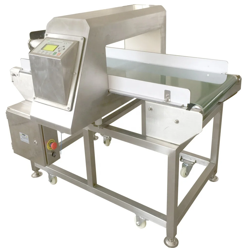 conveyor metal detector for potatoes,peas,oranges,Maple syrup,lobster etc JZD-366
